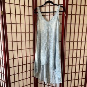 Cloth & Stone High Low Chambray Dress size S